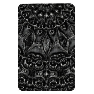 Charcol Mandala Magnet