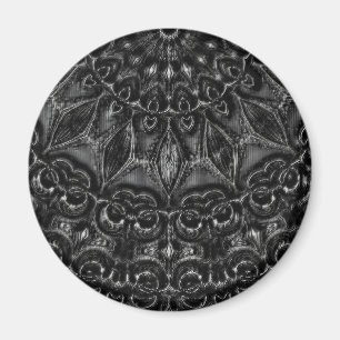 Charcol Mandala Magnet