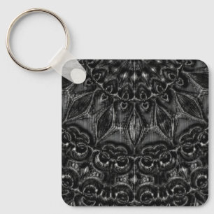 Charcol Mandala Nyckelring