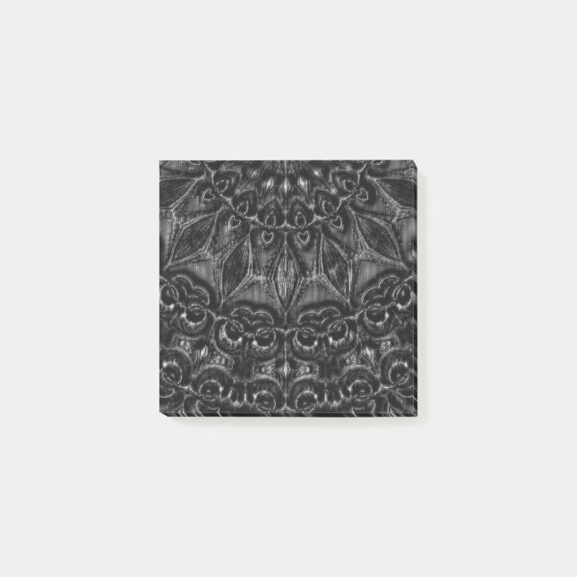 Charcol Mandala Post-it Block (Framsida)