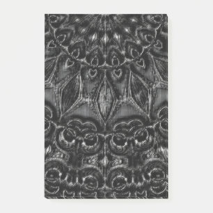 Charcol Mandala Post-it Notes Block
