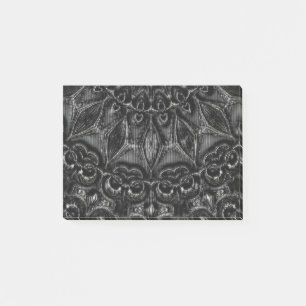 Charcol Mandala Post-it Notes Block