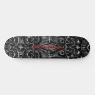 Charcol Mandala Skateboard