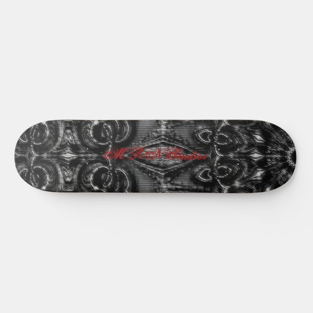 Charcol Mandala Skateboard (Horz)