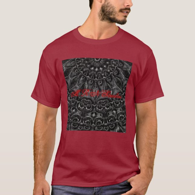 Charcol Mandala T-Shirt (Framsida)