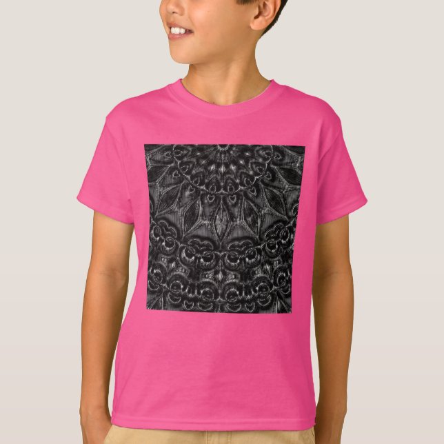 Charcol Mandala T-Shirt (Framsida)