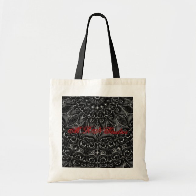 Charcol Mandala Tygkasse (Framsidan)