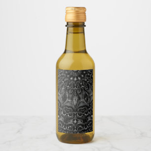 Charcol Mandala Vinetikett