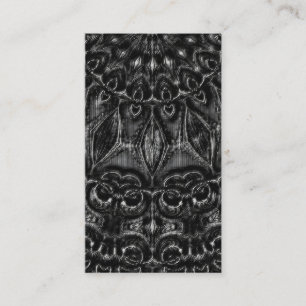 Charcol Mandala Visitkort