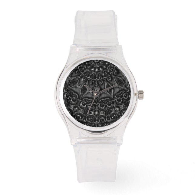 Charcol Mandala Watch Armbandsur (Framsida)