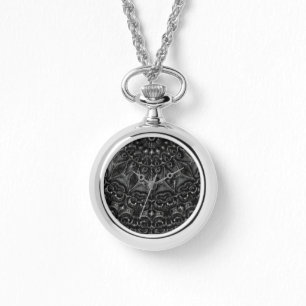 Charcol Mandala Watch Armbandsur
