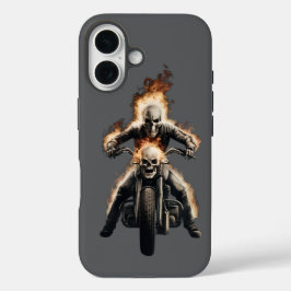 Charcol Nightmare - Bläck-Nedfläckad Skull iPhone 
