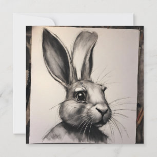 Charcol Rabbit Sketch