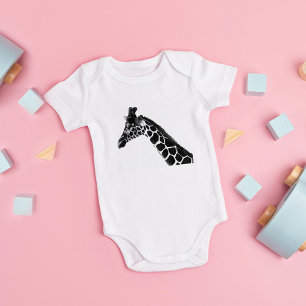 Charcol Sketch Giraffe Tee Shirt