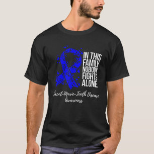 Charcot Marie Tooth Disease Awarene med familjestö T Shirt