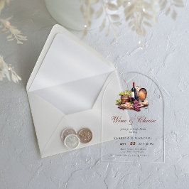 Charcuterie Board Vin & Cheese Couple Shower