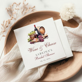 Charcuterie Board Vin & Cheese Möhippa Pappersservett