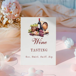 Charcuterie Board Vin Tast Party Sign