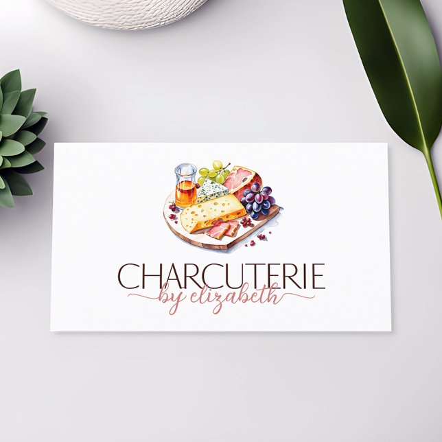 Charcuterie Grasing Board Modern Visitkort (Skapare uppladdad)