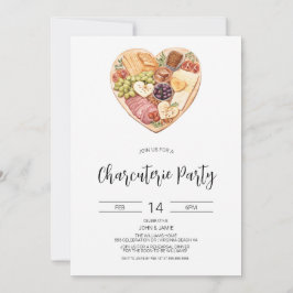 Charcuterie-inbjudan, Bröllopsfest, Alla hjärtans Inbjudningar