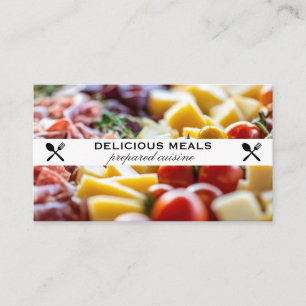 Charcuterie Mat Spread Visitkort