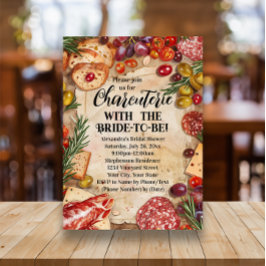 Charcuterie med briden som ska vara Möhippa Inbjudningar