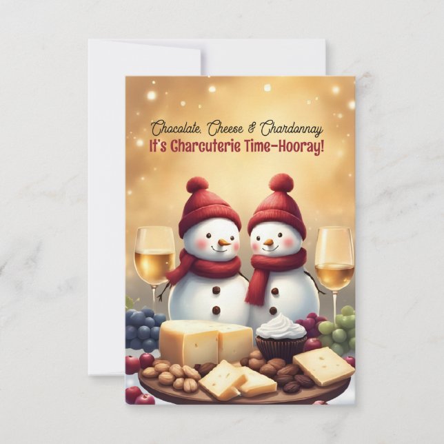 Charcuterie Party Inbjudningar (Framsida)