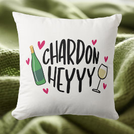 Chardon Hejjej Rolrig Vin / Chardonnay Älskare Kudde