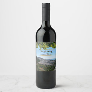 Chardonnay (anpassade) vinflaska etikett