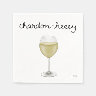 Chardonnay cocktailservetter pappersservett
