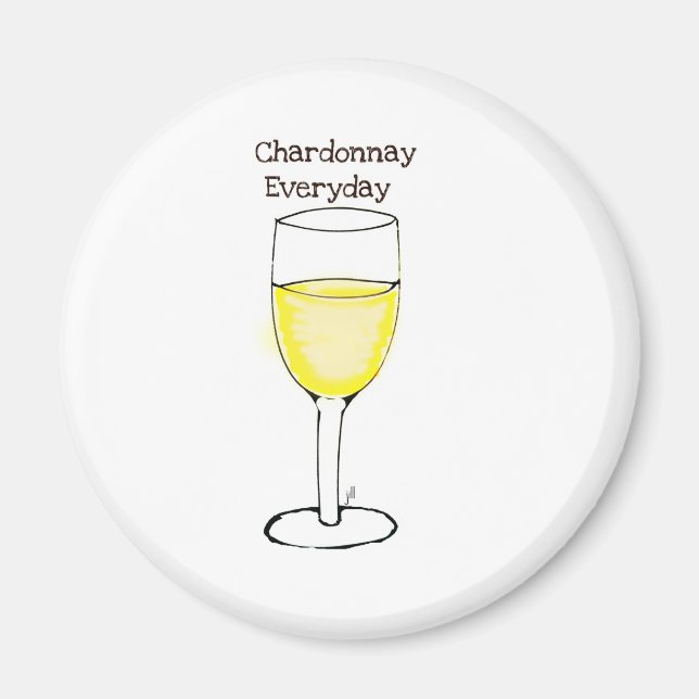 CHARDONNAY VARDAGY VIN UTTRYCKT AV JILL MAGNET (Framsidan)