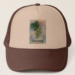 Chardonnay Vin Graps & Description Hat Truckerkeps