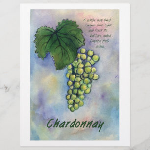 Chardonnay Vin Graps & Description Letterhead