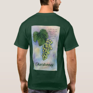 Chardonnay Vin Graps & Description Shirt Tröja