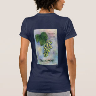 Chardonnay Vin Graps & Description T-Shirt
