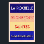 Charente Maritime Art Deco Poster<br><div class="desc">Nouvelle Aquitaine poster stil design. I chic Poster Art Deco att man utformar idrottens berömd ställe från Frankrikets södra Väster, perfekt för dem som vill visa upp sin kärlek för denna region. Från t-shirts till homewares och accessoarer finns det något för alla - så varför inte behandla dig i dag...</div>