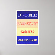 Charente Maritime Art Deco Poster Stil Design