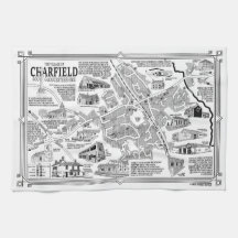Charfield Village Karta Tea Towel