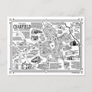 Charfield Village Karta vykort