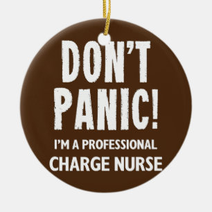 Charge Nurse Julgransprydnad Keramik