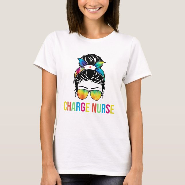 Charge Nurse T Shirt (Framsida)