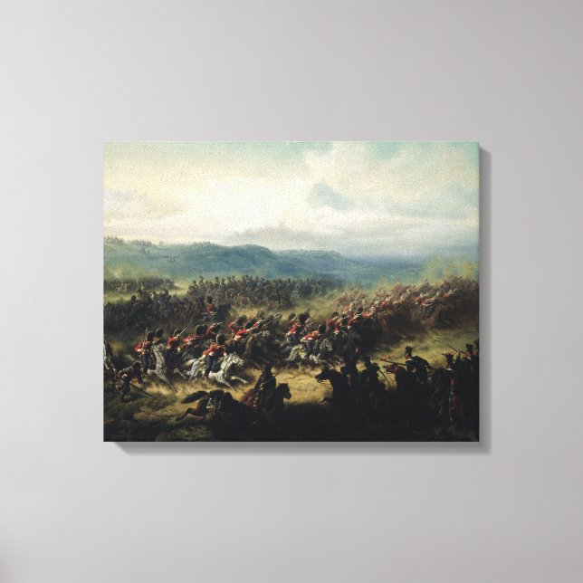 Charge of the Light Brigade, 25 oktober 1854 Canvastryck (Framsida)
