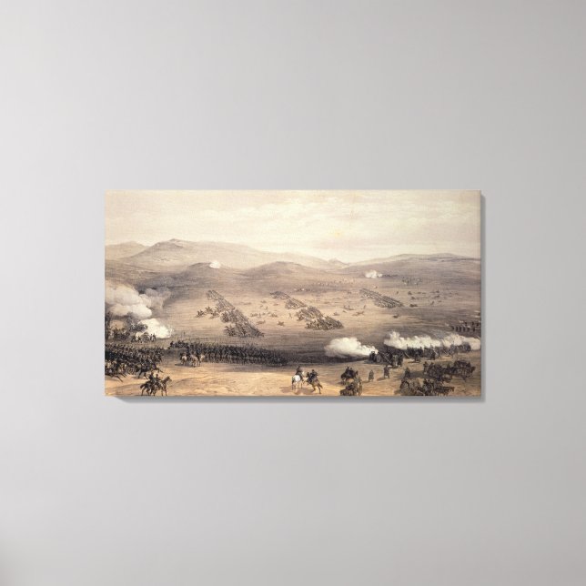 Charge of the Light Cavalry Brigade Canvastryck (Framsida)