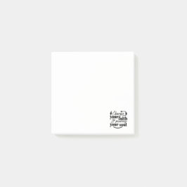 Charge Your Faith – Christian Inspirational Quote Post-it Block
