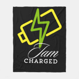 Charged - Positive Electric Vibes Blanket Fleecefilt