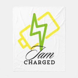 Charged - Positive Electric Vibes Blanket Fleecefilt