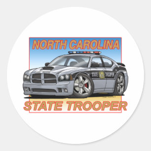 Charger_NC_TROOPER Runt Klistermärke