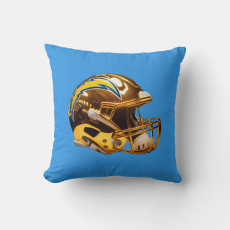 Chargers Anpassningsbar Golden Chrome Helmet Kudde