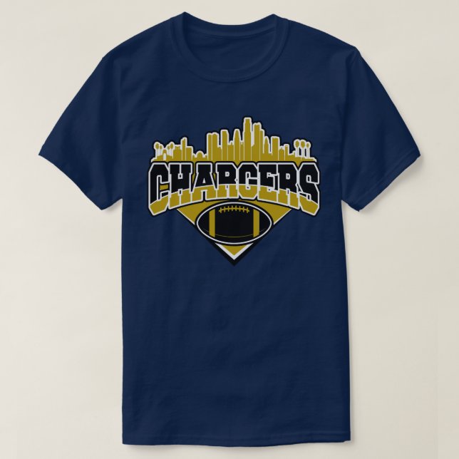 Chargers Football T Shirt (Design framsida)