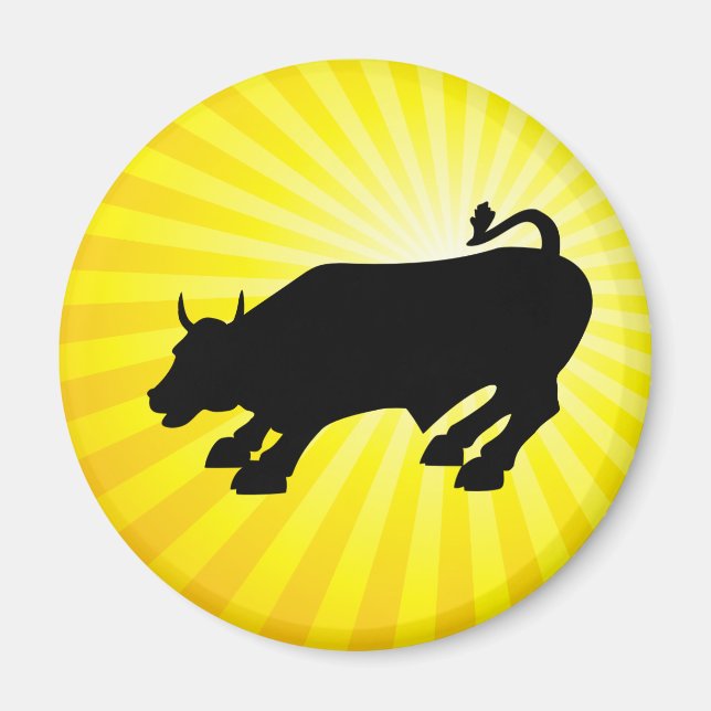 Charging Black Bull i Wall street Magnet (Framsidan)